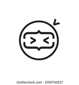 Ninja Code creative simple vector logo icon