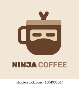 Ninja Coffee Logo Template