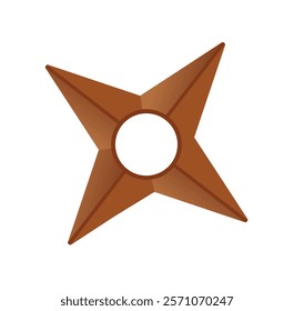 Ninja craft star. vector illustration