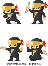 Ninja Customizable Mascot 14