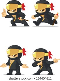 Ninja Customizable Mascot 15