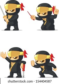 Ninja Customizable Mascot 16