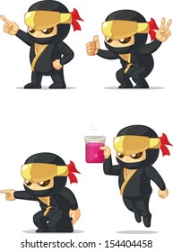 Ninja Customizable Mascot 5