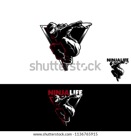 Ninja dark town triangle night