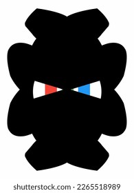 Ninja design logo for anything, vector illustration