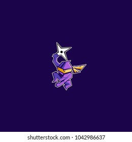 ninja e sport logo design
