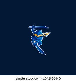 ninja e sport logo design