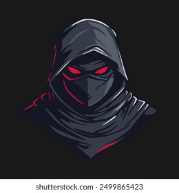 Ninja esport mascot logo design