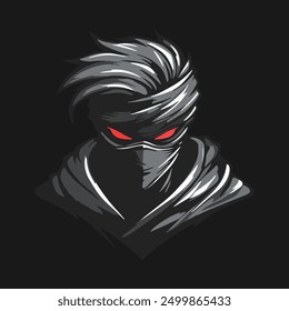 Ninja esport mascot logo design