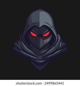 Ninja esport mascot logo design