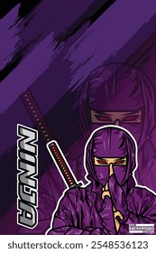 Ninja E-sports Wallpaper Design de fundo