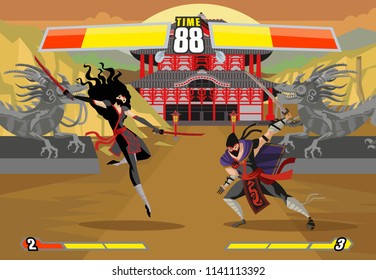 Ninja Fighting Videogame