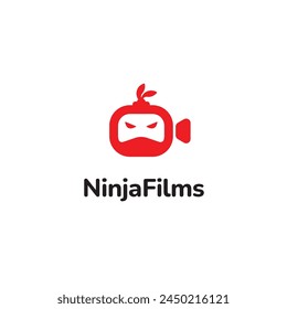 Video Plantilla Vector Película Ninja Film Studio