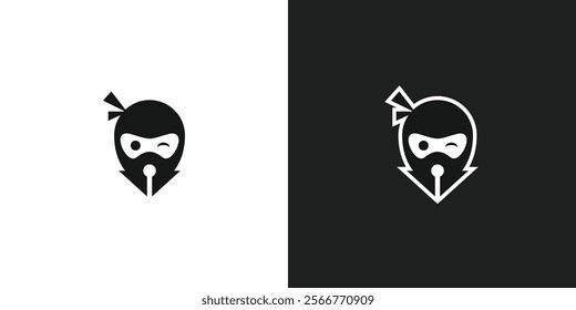 Ninja Graphic for Creative Agency Logo Design