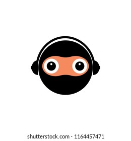 ninja headphone icon