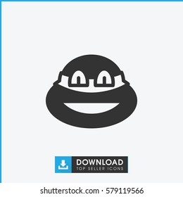 ninja icon illustration isolated vector sign symbol