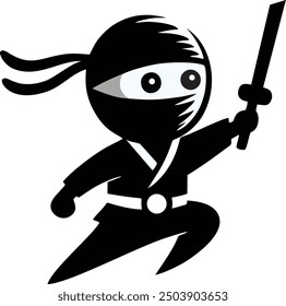 Ninja Icon logo design, icon, symbol, vector file