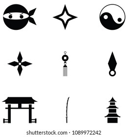 ninja icon set