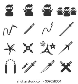 ninja icon set