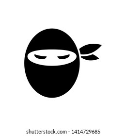 Ninja Warrior Icon Simple Black Ninja Stock Vector (Royalty Free ...