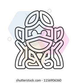 Ninja icon vector can be used as png, Ninja