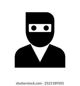 ícone Ninja ilustração vetorial design gráfico