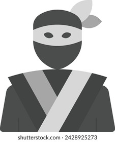 Ninja icon vector image. Suitable for mobile application web application and print media.