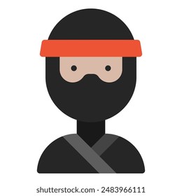 Ninja icon for web, app, infographic, etc