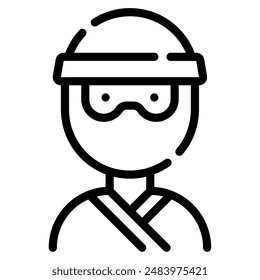 Ninja icon for web, app, infographic, etc