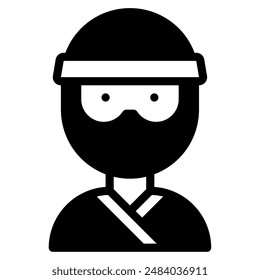 Ninja icon for web, app, infographic, etc