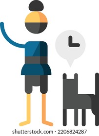 ilustración de material de elementos de diseño aislado de ninja. Vector de fondo blanco