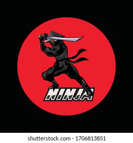ninja japan vector ilustration. Ninja Samurai Warrior  