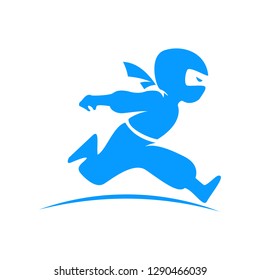 Logo de caracteres Ninja para niños