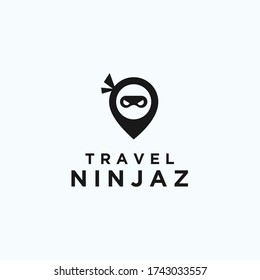 ninja local logo. ninja icon