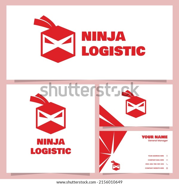 Ninja\
Logistic Logo Design and Business Card\
Template