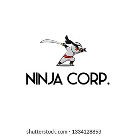 Ninja logo Character design