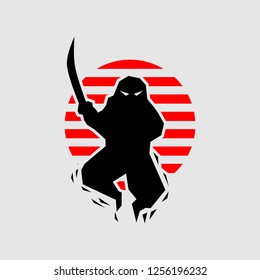 ninja logo design