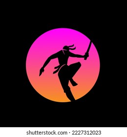 ninja logo design for all