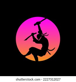 ninja logo design for all