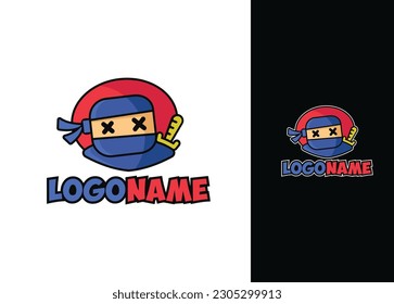 Ninja Logo Design - Logo Design Template
