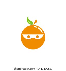 Ninja Logo Design Template Stock Vector
