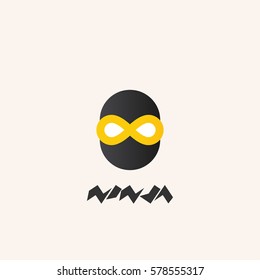 Ninja logo, icon