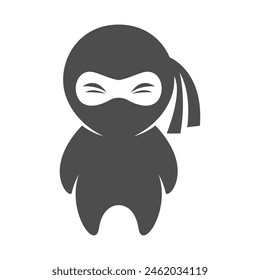 Ninja logo icon design template