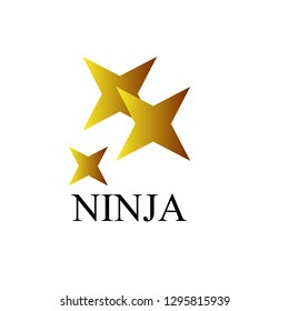 ninja logo icon, simple logo icon for games company