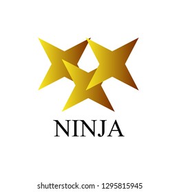 ninja logo icon, simple logo icon for games company