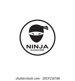 Ninja Logo icon vector design