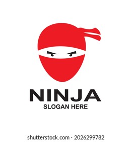Ninja Logo icon vector design