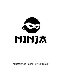 Ninja logo. Icon vector. Mascot.