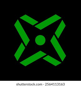 ninja logo illustration.logo of a ninja weapon

￼


