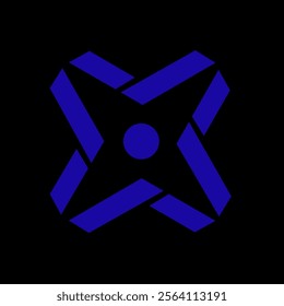 ninja logo illustration.logo of a ninja weapon

￼


